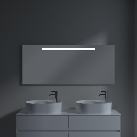 Villeroy & Boch More to See One spiegel – 140x60 cm – directe LED boven – Zilver SW454447