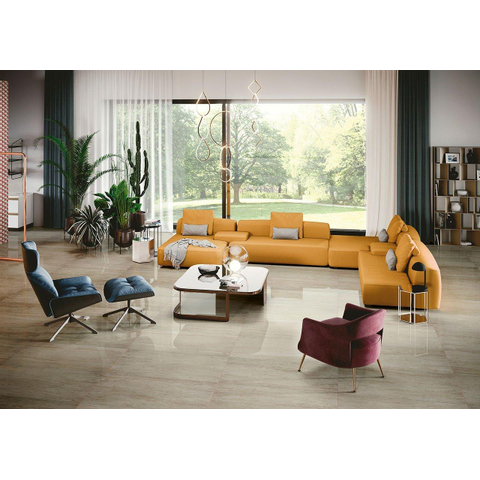 Ceralto Tavola Marble Carrelage de sol - 60x120cm - 10.0mm - rectifié - Bianco SW787210