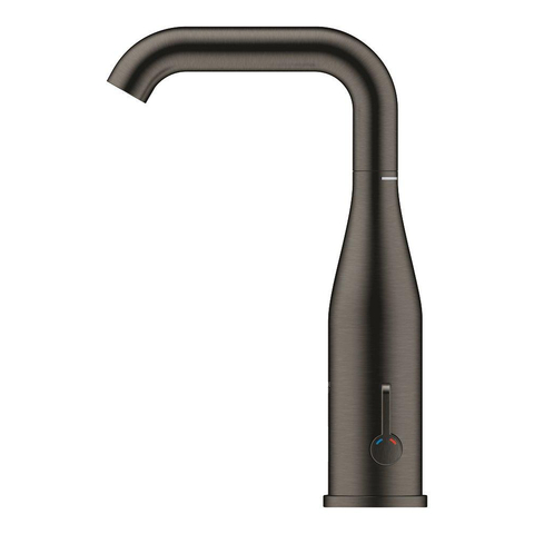 Grohe Essence Wastafelkraan Opbouw - uitloop 12.7cm - infrarood - electronisch - brushed hard graphite (antraciet) SW706276