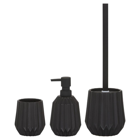 Sealskin Arte Brosse de toilette avec support Céramique Noir SW207158