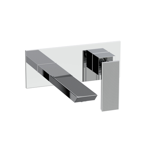Crosswater Limit Wastafelkraan - 2-gats - inbouw - hoogglans chroom SW928185