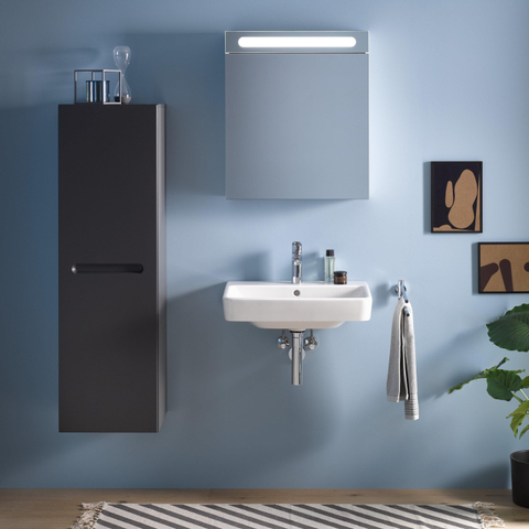 Duravit No.1 - No.1 - wastafel - 600mm - met overloop - 1 kraangat - hoogglans wit SW723752