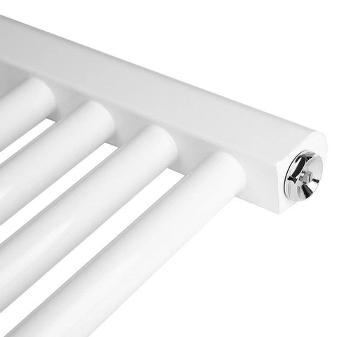 Radiateur Rosani Classic 60x80cm droit raccordement central 362watt blanc SW728256