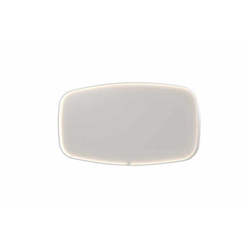 INK SP31 miroir – 160 x 80 cm – LED directe tout autour – chauffage de miroir – Blanc mat SW955984