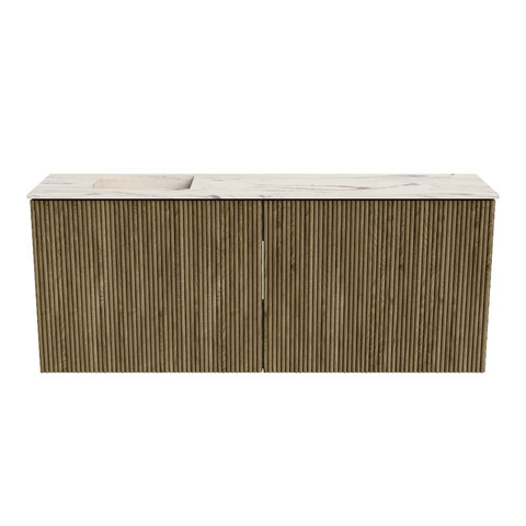 Mondiaz JOYA-DLUX 100cm toiletmeubel - kleur Dusk - Wastafel FAYE positie Links Zonder kraangat kleur Nata. SW1425917