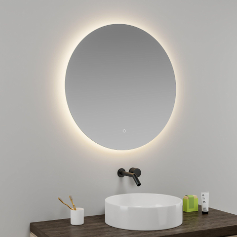 Arcqua Round Spiegel - rond - 80cm - spiegelverwarming - backlight LED TWEEDEKANS OUT14865
