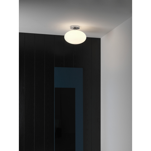 Astro Zeppo Ceiling Plafonnier 23.5cm IP44 douille E27 chrome SW75764