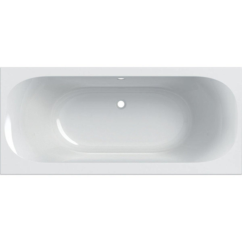 Geberit Soana plastique duo bain acrylique rectangulaire avec bord étroit 180x80x45cm blanc 554007011 SW401106