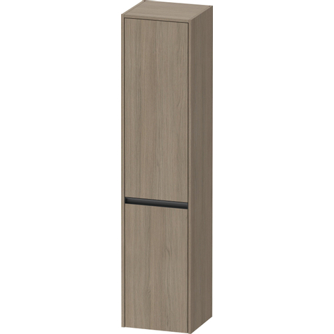 Duravit Ketho.2 Hoge kast - met 2 deuren - 40x176x36cm links - met tip oneiken - mat eiken terra (hout) SW771943