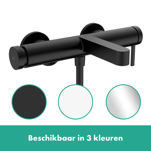 Hansgrohe Finoris 1 greeps - opbouw badmengkraan - mat zwart SW651019