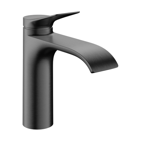 Hansgrohe Vivenis eengreeps wastafelmengkraan 110 CoolStart zonder afvoer Brushed Black Chrome SW1387711