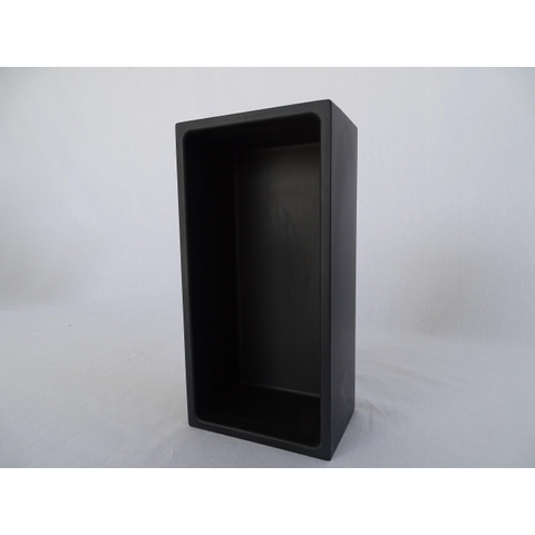 Crosstone by arcqua solid alcove niche encastrée 30x15x10cm surface solide noir mat destockage OUT9912