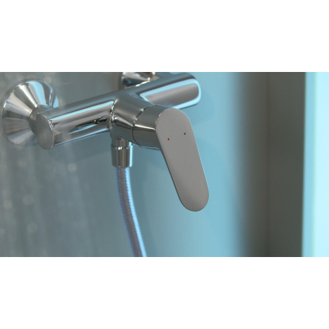 Hansgrohe Focus E2douchekraan - zonder omstel - met koppelingenHOH=15cm - hoogglans chroom 0450767
