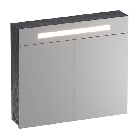 BRAUER Promise spiegelkast – 80x70x15 cm – directe LED – Damascus SW720914