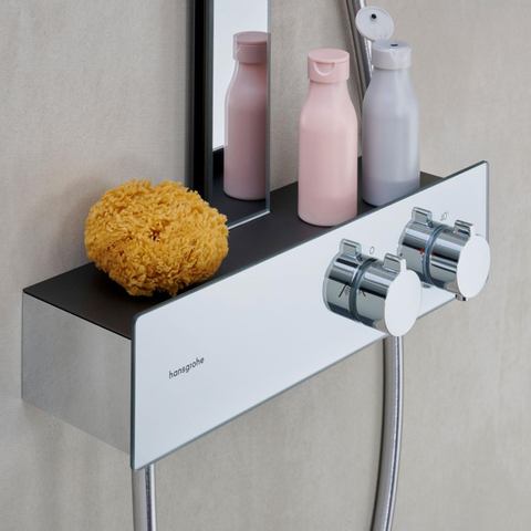 Hansgrohe RainFinity Showerpipe - 360 - 1jet - met showertablet - 350 - hoogglans chroom SW918118
