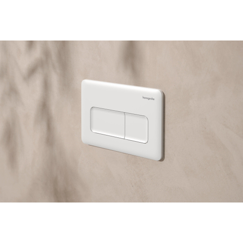 Hansgrohe IFrame Original Q Drukplaatvoor - dualflush - mat wit SW1413540