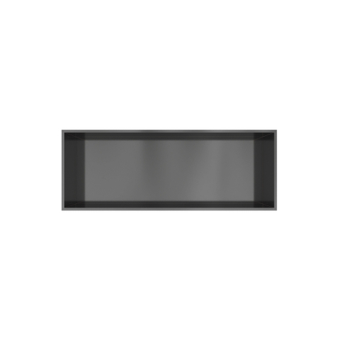 Hotbath &MORE Inbouwbox of inbouwnis - 30x80x10 - PVD - geborsteld gunmetal (antraciet) SW1246589