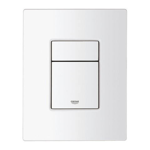 Grohe Even Bedieningsplaat - dualflush - 2-knops - alpine wit 0701179