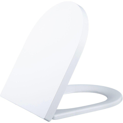 QeramiQ Dely Swirl Ensemble WC - réservoir encastré QeramiQ Flush - abattant 35mm - plaque de commande métallique blanche mate - boutons rectangulaires - blanc mat SW1578416