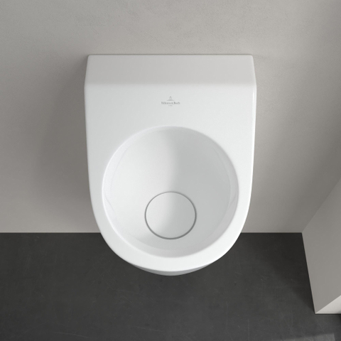 Villeroy & Boch Architectura Omnia Architectura urinoir rond - met verdekte aan en afvoer - White Alpine (glans wit) 0124436