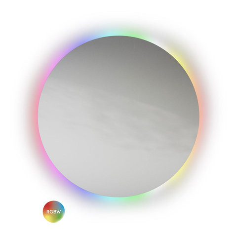 Looox Cm line CM line Miroir - 60cm - rond - avec éclairage LED RGBW SW278343