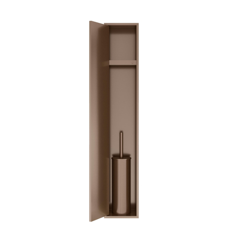Hotbath &MORE Inbouw nis & borstelgarnituur - 16x60x12.6 cm - tuscan bronze (brons) SW1245674