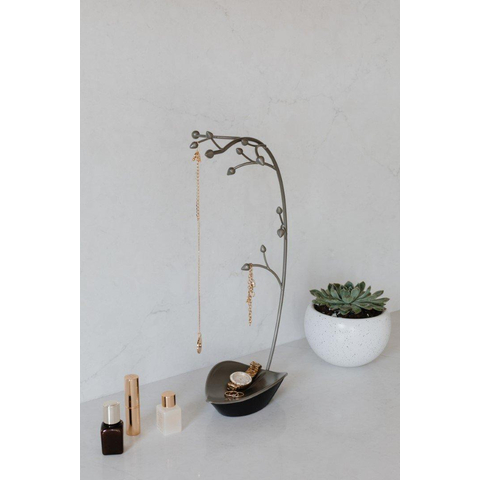 Umbra Orchid porte-bijoux 15x22x36cm acier Gunmetal SW539630