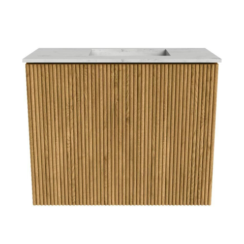 Mondiaz JOYA-DLUX 50cm toiletmeubel - kleur Oak - Wastafel FAYE positie Rechts Zonder kraangat kleur Opalo. SW1422137