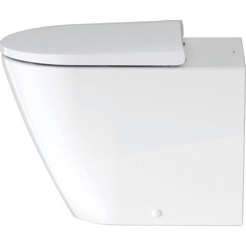 Duravit D-neo Staand toilet - 37x58x40cm - rimless - wit hoogglans SW640436
