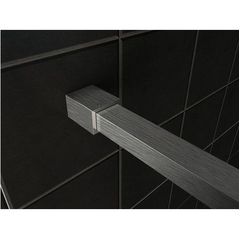 Wiesbaden Slim Profielset - met stabilisatiestang - 120cm - geborsteld staal (RVS) SW203912