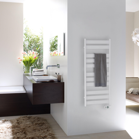 Zehnder Zeta elektrische designradiator - 160x60cm - 750W - wit (RAL9016) OUTLETSTORE STORE45395