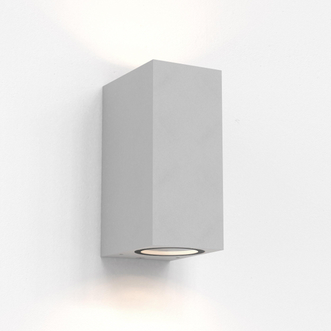 Astro Chios 150 Applique murale 15x6,8x9,2cm IP44 culot GU10 gris structuré SW378163