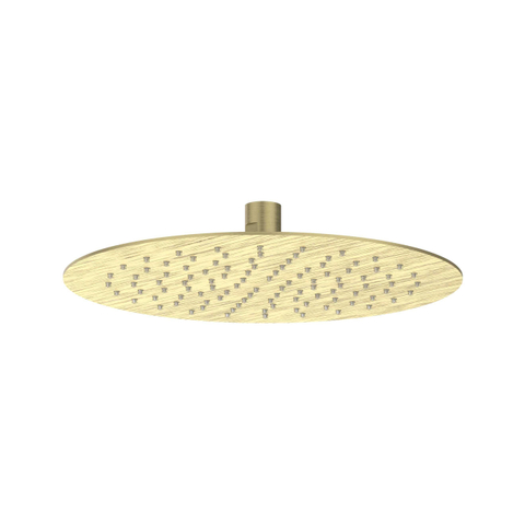 IVY Bond Ensemble de douche de tête - encastré - symmetry - inverseur d'arrêt 2 voies - bras de plafond 30 cm - douche de tête slim 25 cm - support avec sortie - flexible de douche 150 cm - douchette stick - Or brossé mat PVD SW1033702