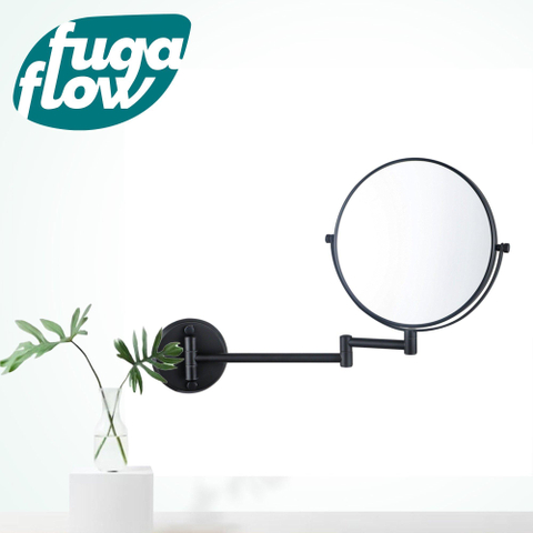 Fugaflow make-up spiegel - 20cm - rond - mat zwart - SW1204455