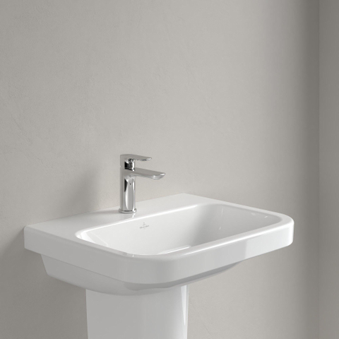 Villeroy & Boch Architectura wastafel - 60x47cm - met kraangat - zonder overloop - White Alpine (glans wit) 1025256