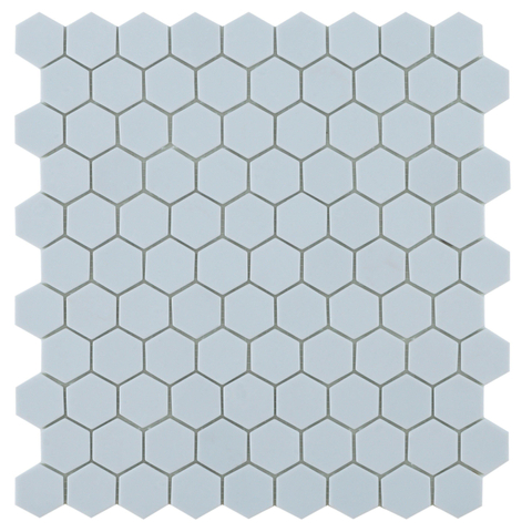 Terravito Fiesole wandtegel - 3.5x3.5cm - Vierkant - 5mm - Mozaïek - light blue SW727420