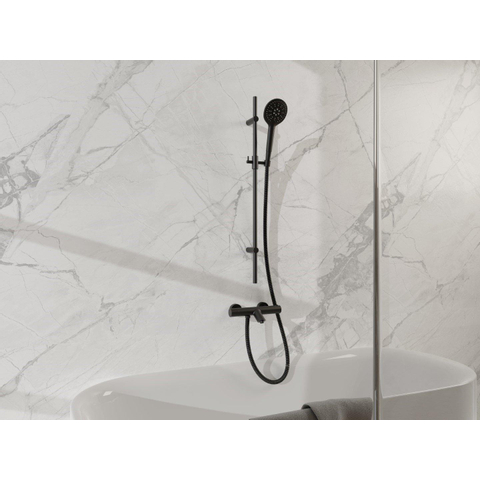 Fortifura Calvi Handdouche - ø12cm - rond - 3 standen - Mat Zwart SW496816