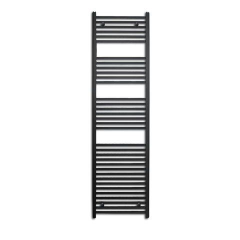 Sanicare Lumara Designradiator - 170x50cm - 1026W - aluminium - mat zwart SW1581490