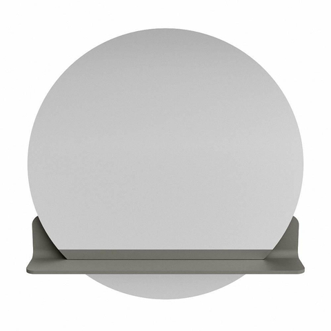 Mondiaz SPOT spiegel – Ø70 cm – met planchet – Smoke (lichtbruin) SW1235621