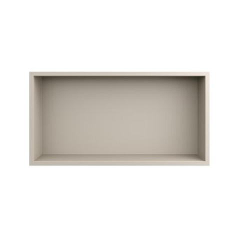 Looox Storage Collection Inbouwnis - 60x30x7cm - flens - matt sand beige SW1443978