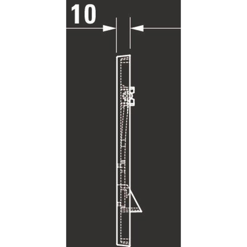 Duravit Durasystem Mechanische bedieningsplaat - 21.7x14.7cm - wit SW500266
