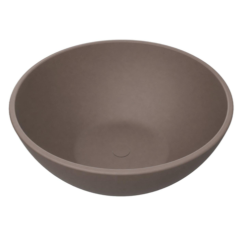 Arcqua Prince Opbouw Waskom - rond - 38cm - mat mokka SW1584242