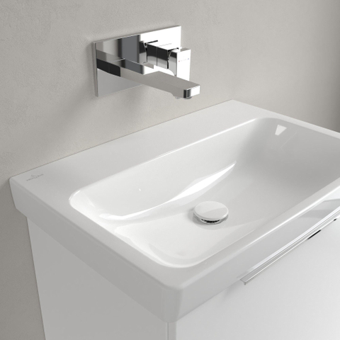 Villeroy & Boch Architectura wastafel - 65x44.5cm - zonder kraangat - zonder overloop - White Alpine (glans wit) SW1163715