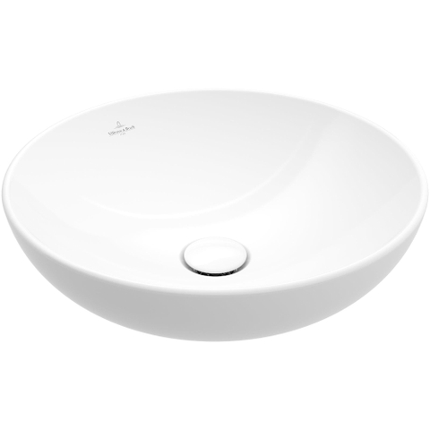 Villeroy & Boch Loop & friends vasque à poser - 42cm - ronde avec trop-plein CeramicPlus blanc SW644145
