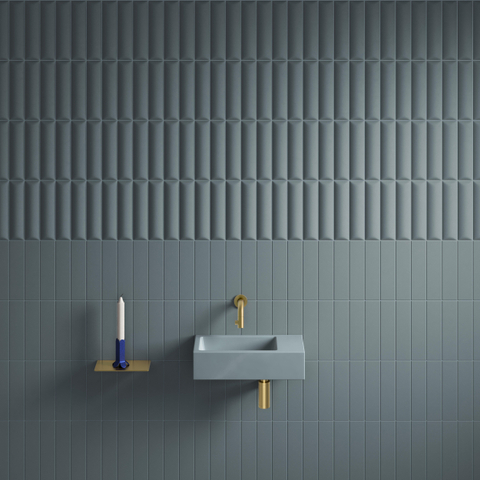 Clou Sjokker tablette téléphone/douche modèle mural or brossé PVD SW799380