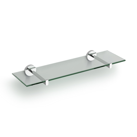 Clou Flat tablette 45x14.2x4.8cm verre Chrome SW9760