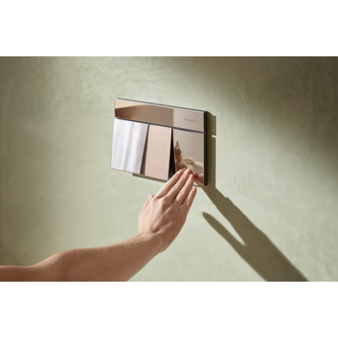 Hansgrohe IFrame Element E Bedieningsplaat - 23x15cm - dualflush - chroom SW1406569