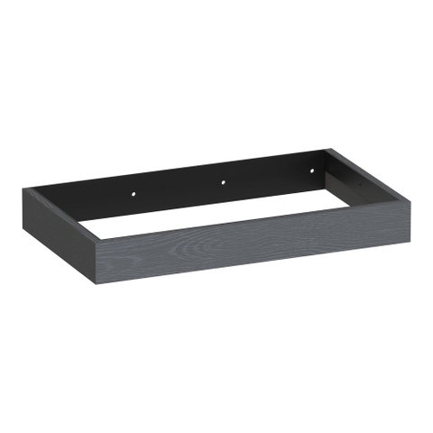 BRAUER Amaze Meuble de salle de bains sous-lavabo 80 avec barre de suspension intégrée Timber Grey SW1211182