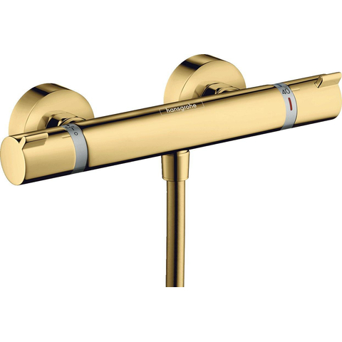 Hansgrohe Ecostat Comfort Douchekraan - thermostatisch - met koppelingen - thermostaat - glans goud SW358656