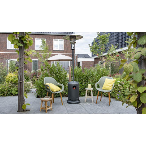 Eurom Chauffage de terrasse THG 10000 Chauffage de patio au gaz 10000 watts Noir mat SW539137